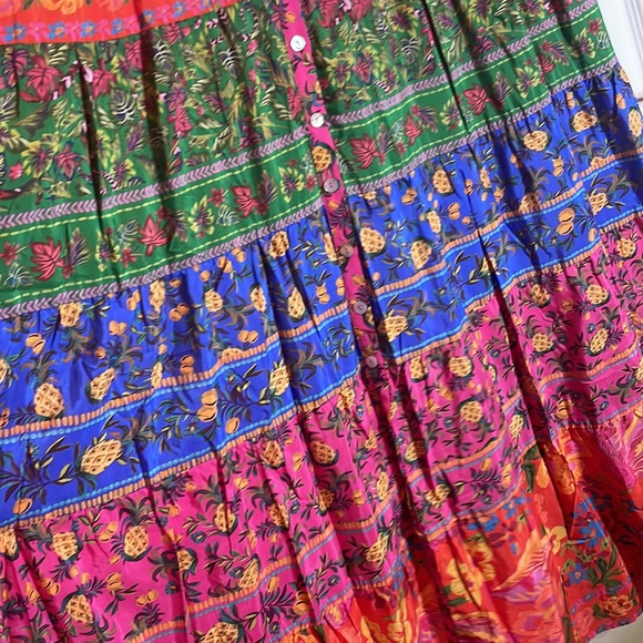 NWT FARM RIO Multicolor Maxi Dress - Picture 3 of 5